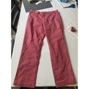 TailorByrd Everyday Chino Dress Pants Mens 34x30 Pink /red Straight Fit Light‎